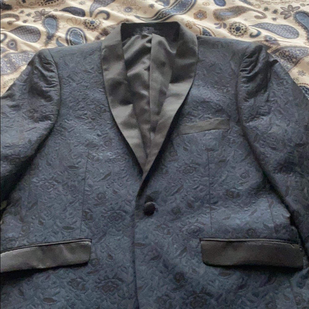 Men’s Blazer Flowers and Paisleys.